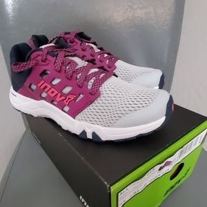NIB inov-8 All Train 215 grey purple navy size 5.5